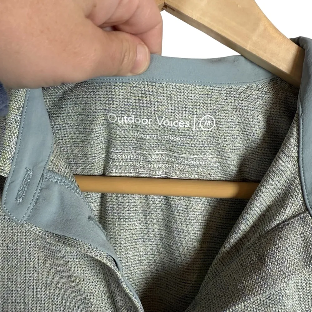 Outdoor Voices Women’s Players Polosuit Tennis Bodysuit in Mint Green Size M - Image 5