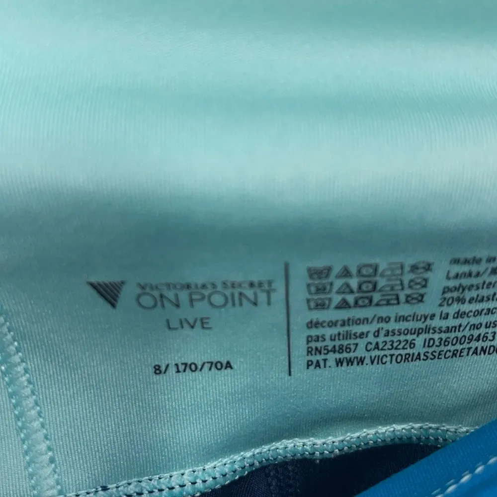 Victoria Secret High Rise Leggings size 8 7/8 on The Point Block navy Blue - Image 2