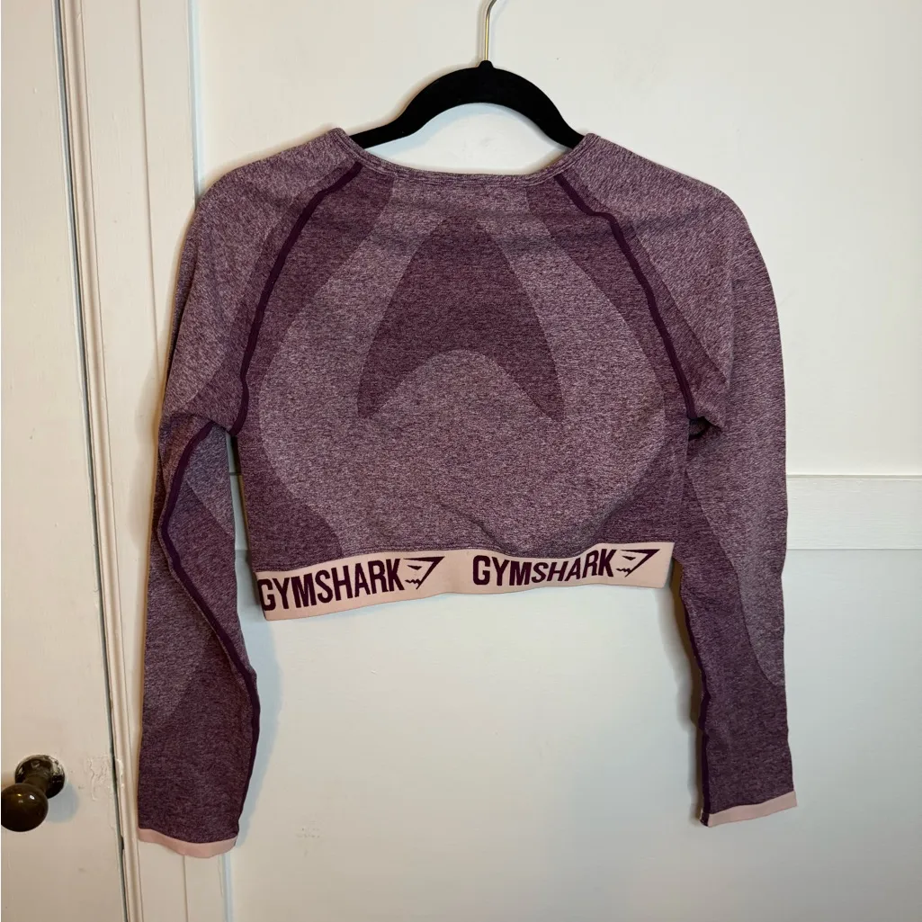 Nwt Gymshark Dark Ruby Flex Crop Top - Image 2
