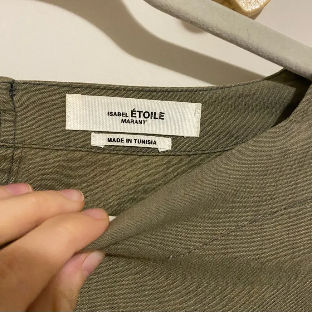 Isabel Marant Etoile Olive Green Wrap Dress size 38 - Image 5