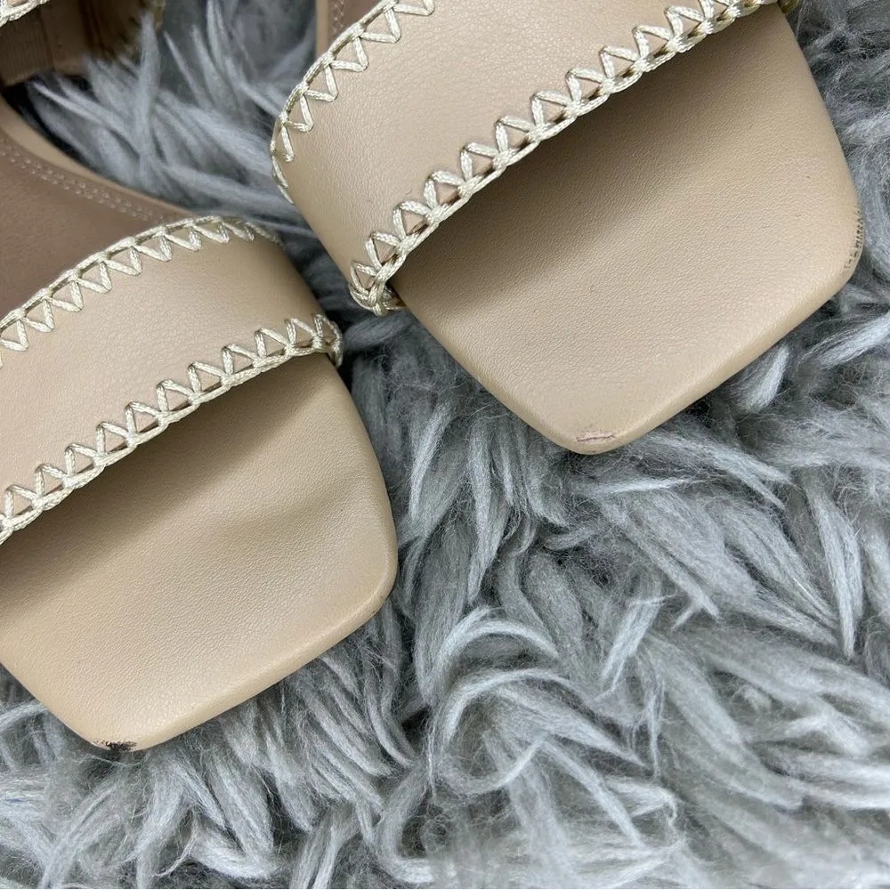 Joie Chiara neutral nude double strap square toe sandal women’s shoe size 8.5 - Image 8