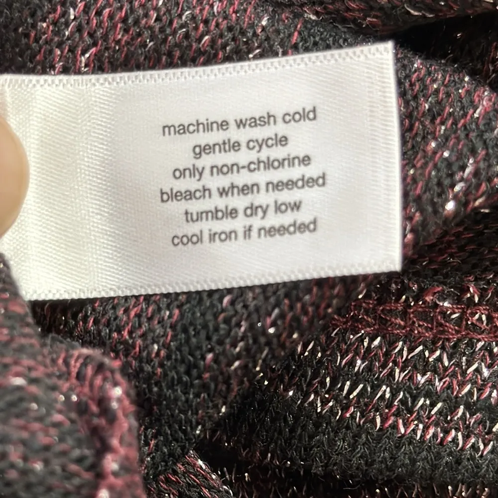 Lane Bryant NWT Black Pink Metallic Sparkle Striped Sleeveless Swing Tank Top - Image 11