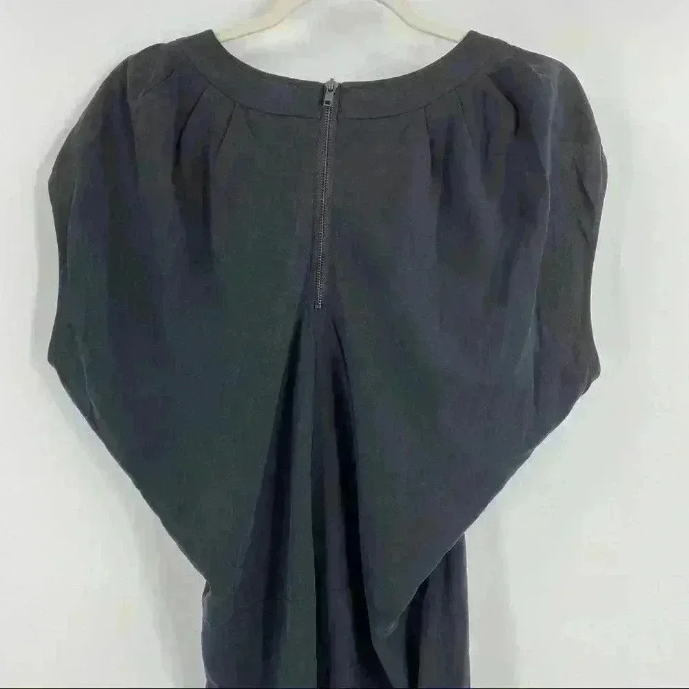 Hurley Silk Embroidered‎ Batwing Style Sleeves XS - Image 4