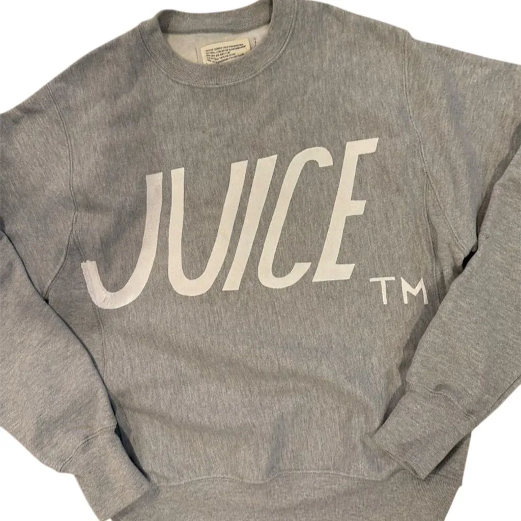 Juice Project Unisex Graphic Sweatshirt Gray Pullover Size S Casual - Image 2