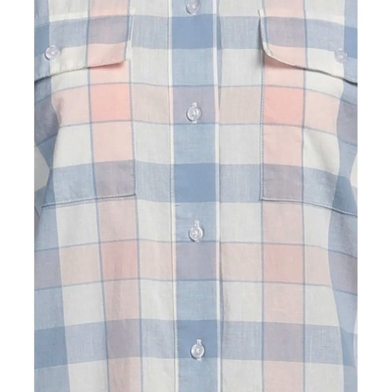 Barbour Summer Millcross Shirt Dress Linen Blend Plaid‎ Size 6 Duster - Image 2