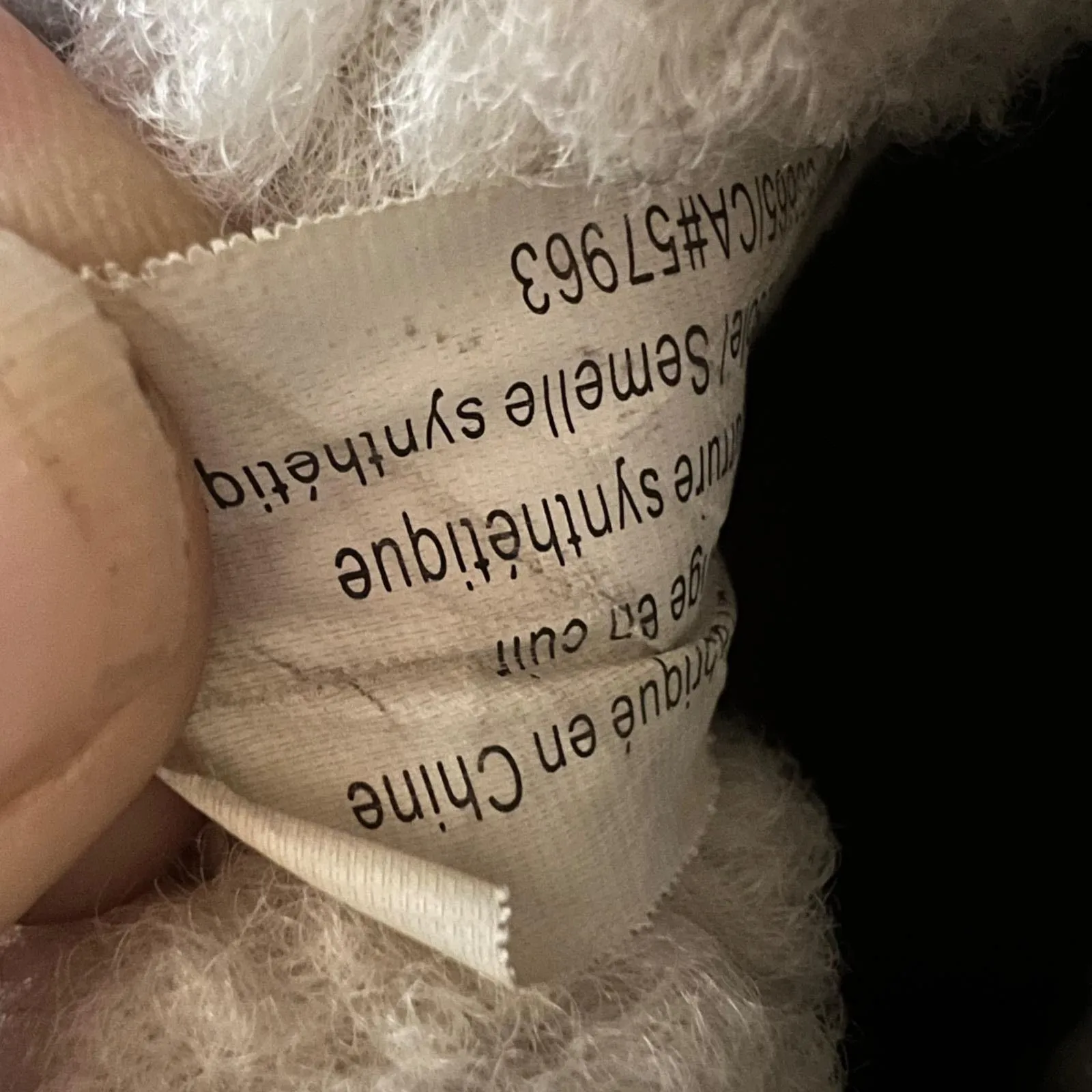 Vintage Black Suede Shearling Lined Fold Over Ankle Boots Cozy Winter 8 - Image 9