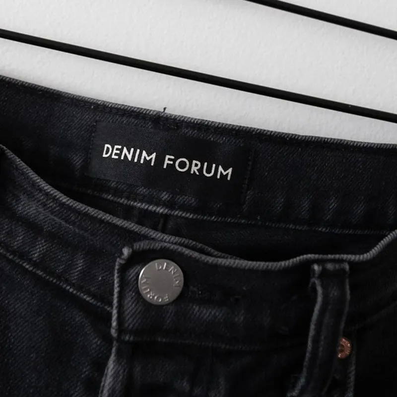 Aritzia Denim Forum The Aro Hi-Rise Straight Leg Jeans Organic Cotton Size 30 - Image 5