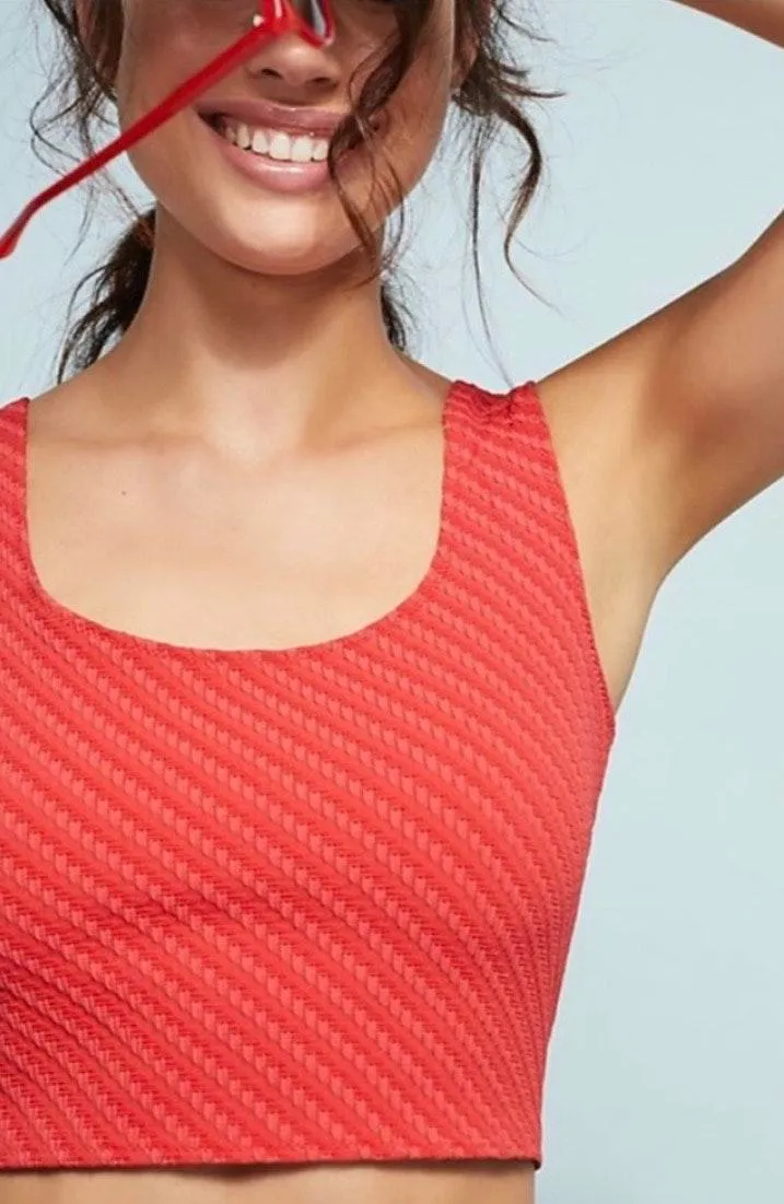 Free People Solid & Striped Swim Jamie Longline Bikini Top - Image 2