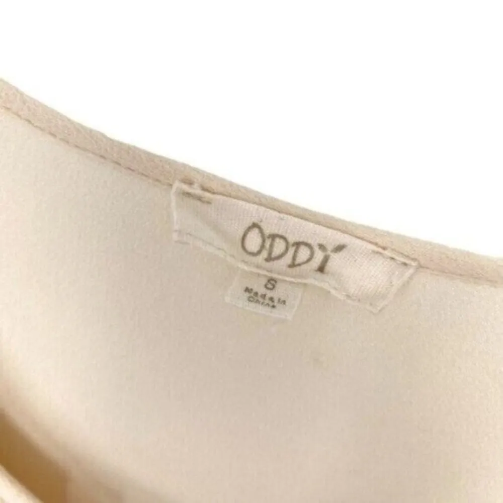 Oddy Embroidered Cream Boho Peasant Top - Image 4