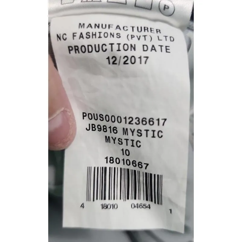 David's Bridal Womens Dress Size 10 Light Grey Wrap Ruffle Hem‎ Tie Waist - Image 10