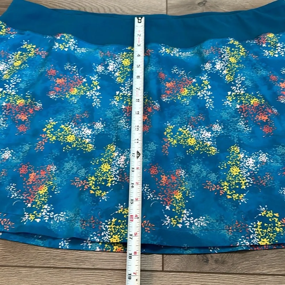 Land’s End‎ 18” Blue Floral Active Skirt Size 3X - Image 11