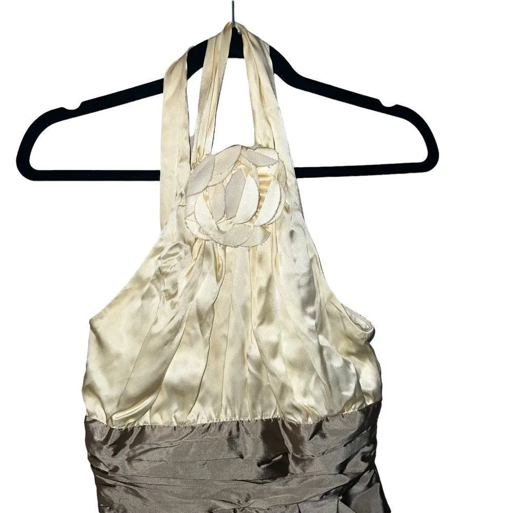 Alexia Admore Shimmer Sheet Blouson Mini Dress Small - Image 3