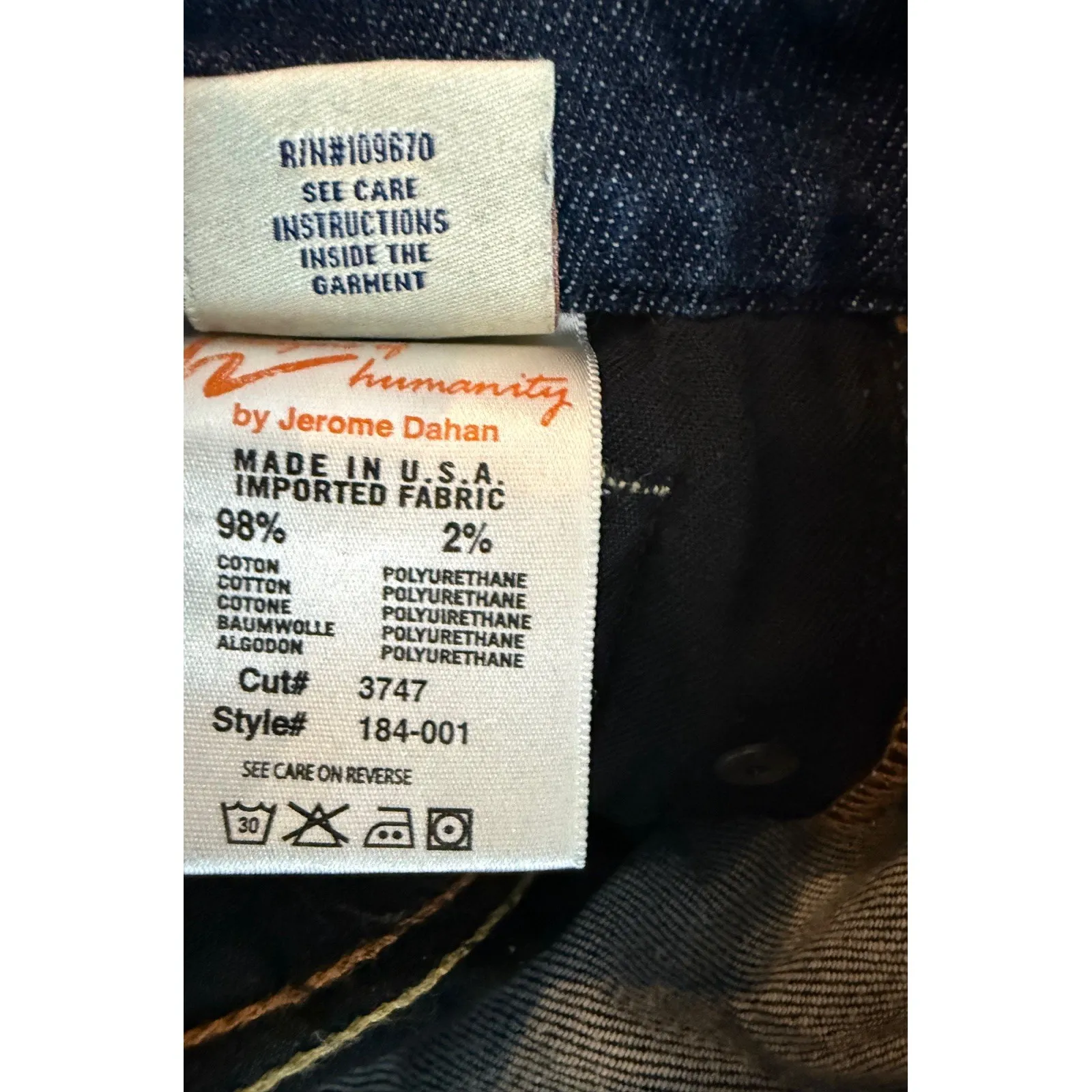 Citizens of Humanity  Jerome Dehan Y2K USA Faye‎ Low Rise Bootcut Flare Jeans 31 - Image 9