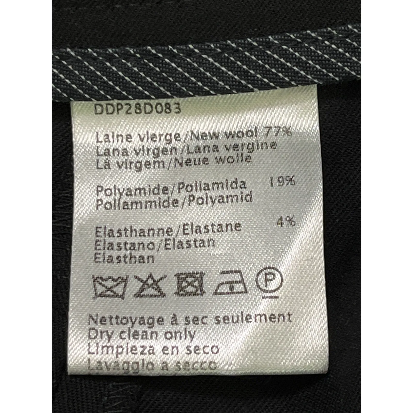 Gerard Darel Paris Wool Blend Black Dress Pants Trousers FR 40 US 8 NWT - Image 3