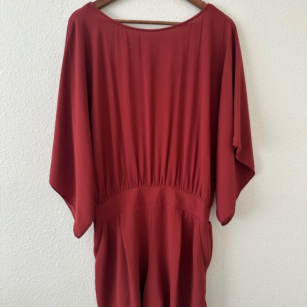White House Black Market Burgundy jumpsuits - Image 8