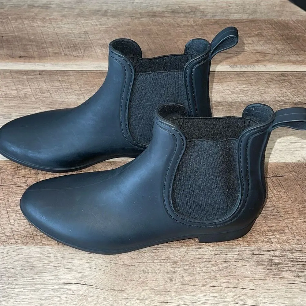 Jeffery Campbell Havana Last Rain‎ Puddle Ankle Boots Black NWOT Size 9 - Image 2