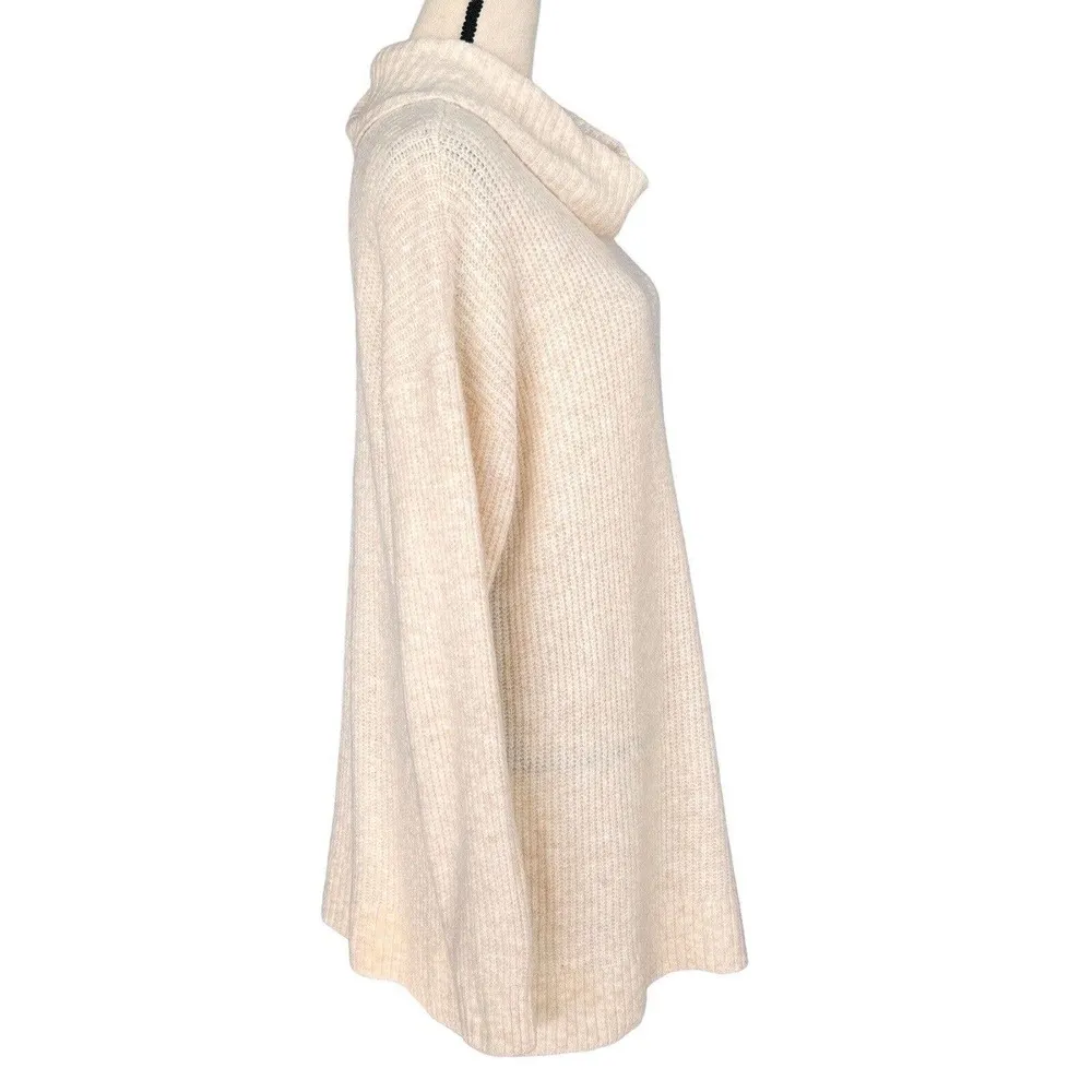 Style & Co 2X-Large Cowl Neck Tunic Sweater Long Sleeve Stretch Soft Light Pink - Image 3