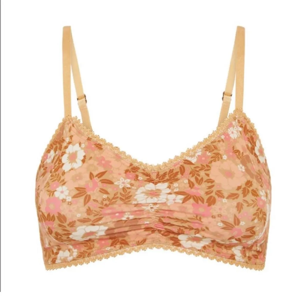 Spell Anne Bralette Peach NWT size‎ large Orange - Image 3