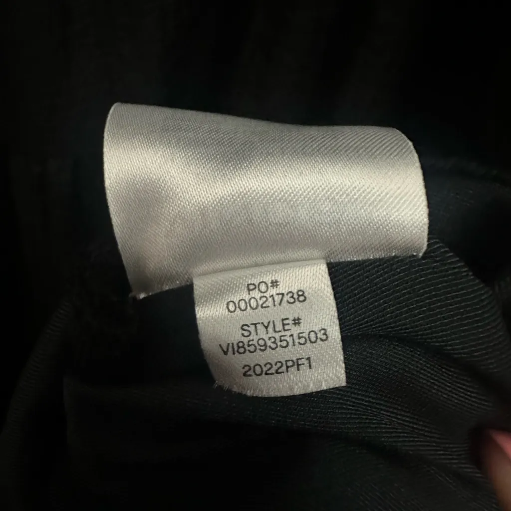 Vince Smocked Tiered Midi Dress Size 2X Black Sleeveless Crinkle Gauze Crepe NWT - Image 9