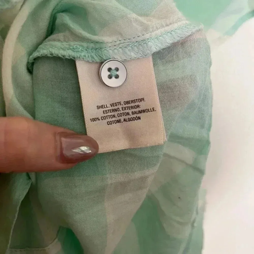 Maeve Gingham Flutter Top - Image 11