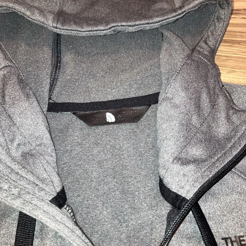 The North Face Full Zip Hoodie Women's Size medium, Gray Fleece Active‎ Jacket - Image 3