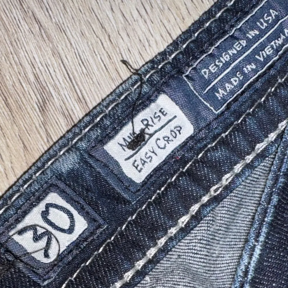 Miss Me easy crop denim Women's Blue Jeans - Image 6