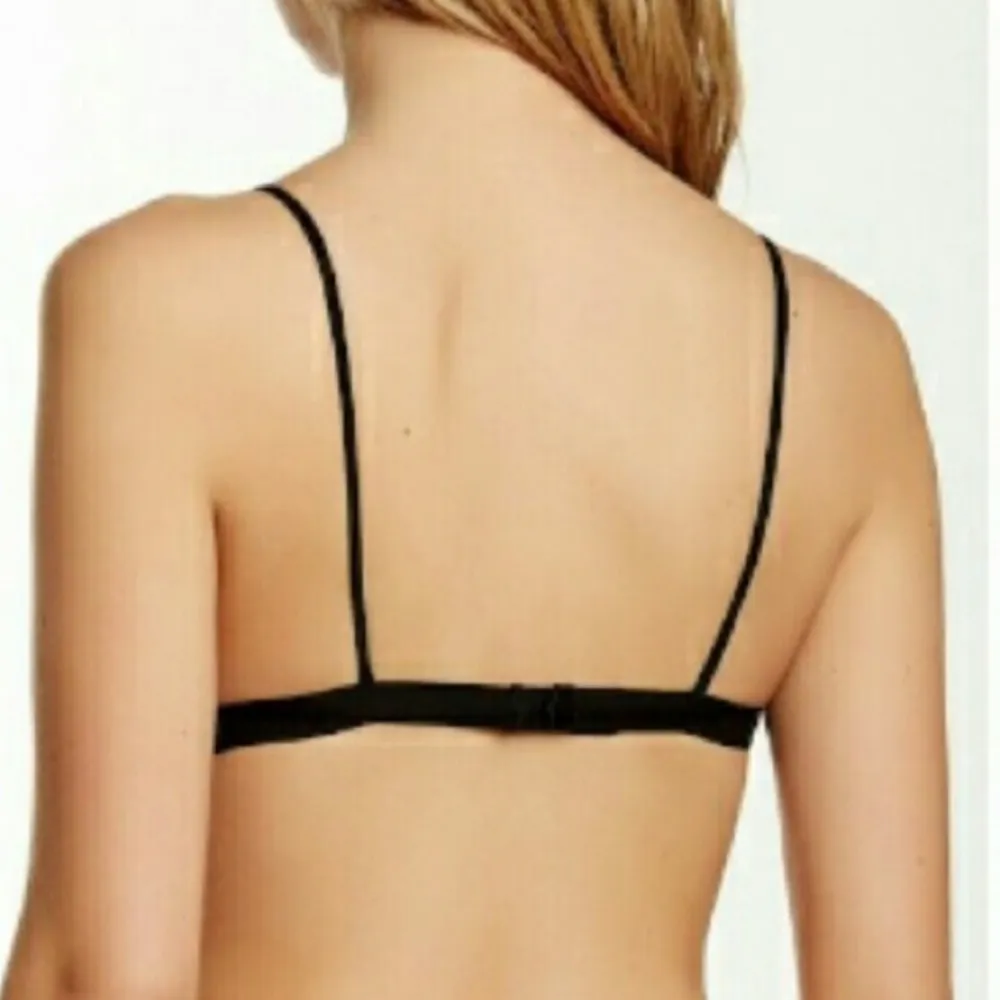Joe’s Jeans Mesh Sheer Bralette Black - Image 2