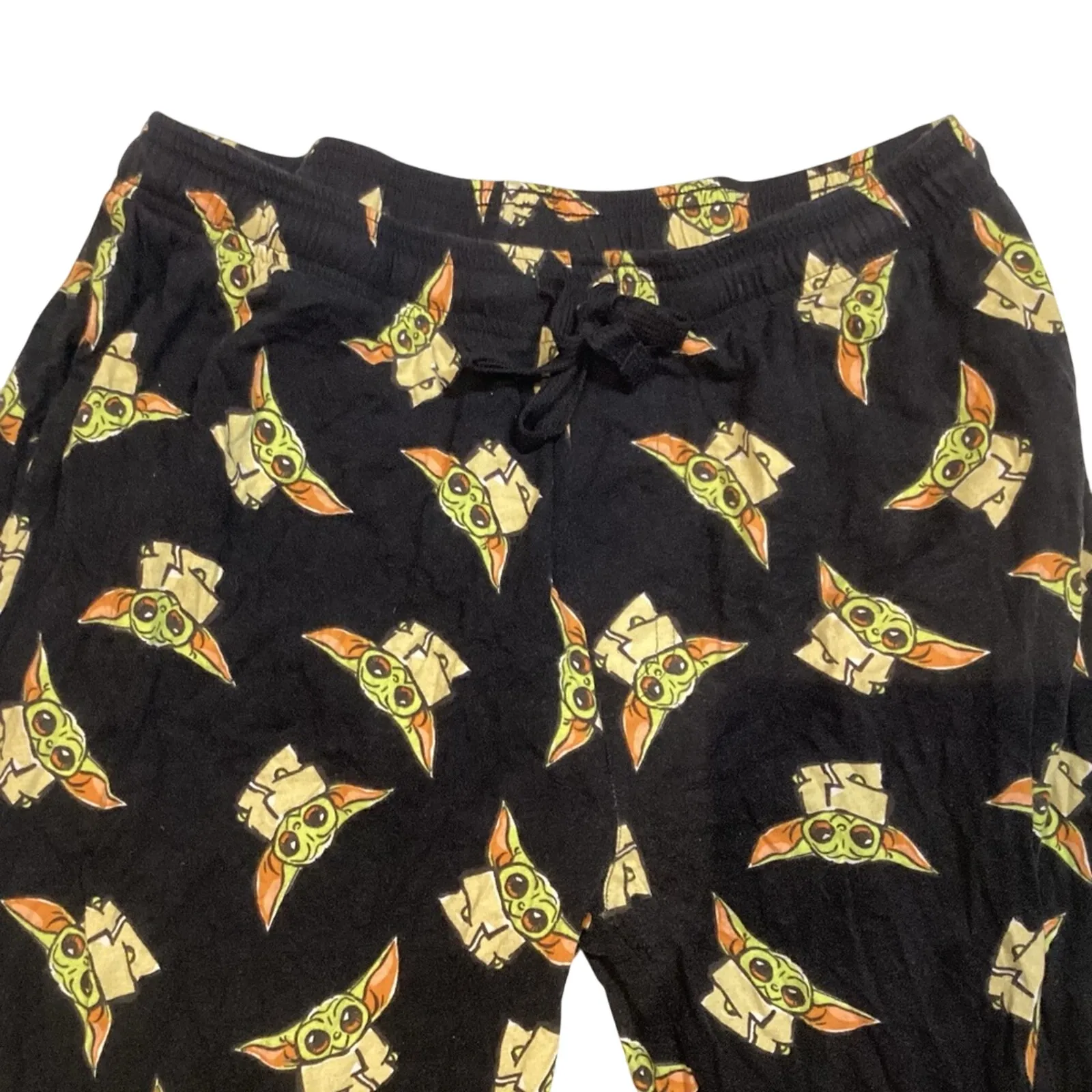 Baby Yoda Pajama Pants Star Wars Mandalorian Drawstring waistband - Image 5