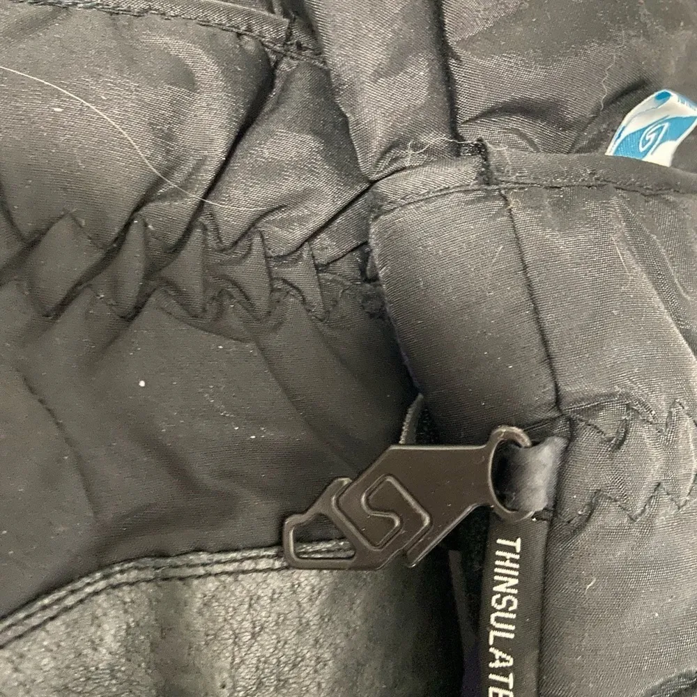 Kombi XS black‎ and purple gortex gloves w leather and thinsulate adult $45 Black - Image 2