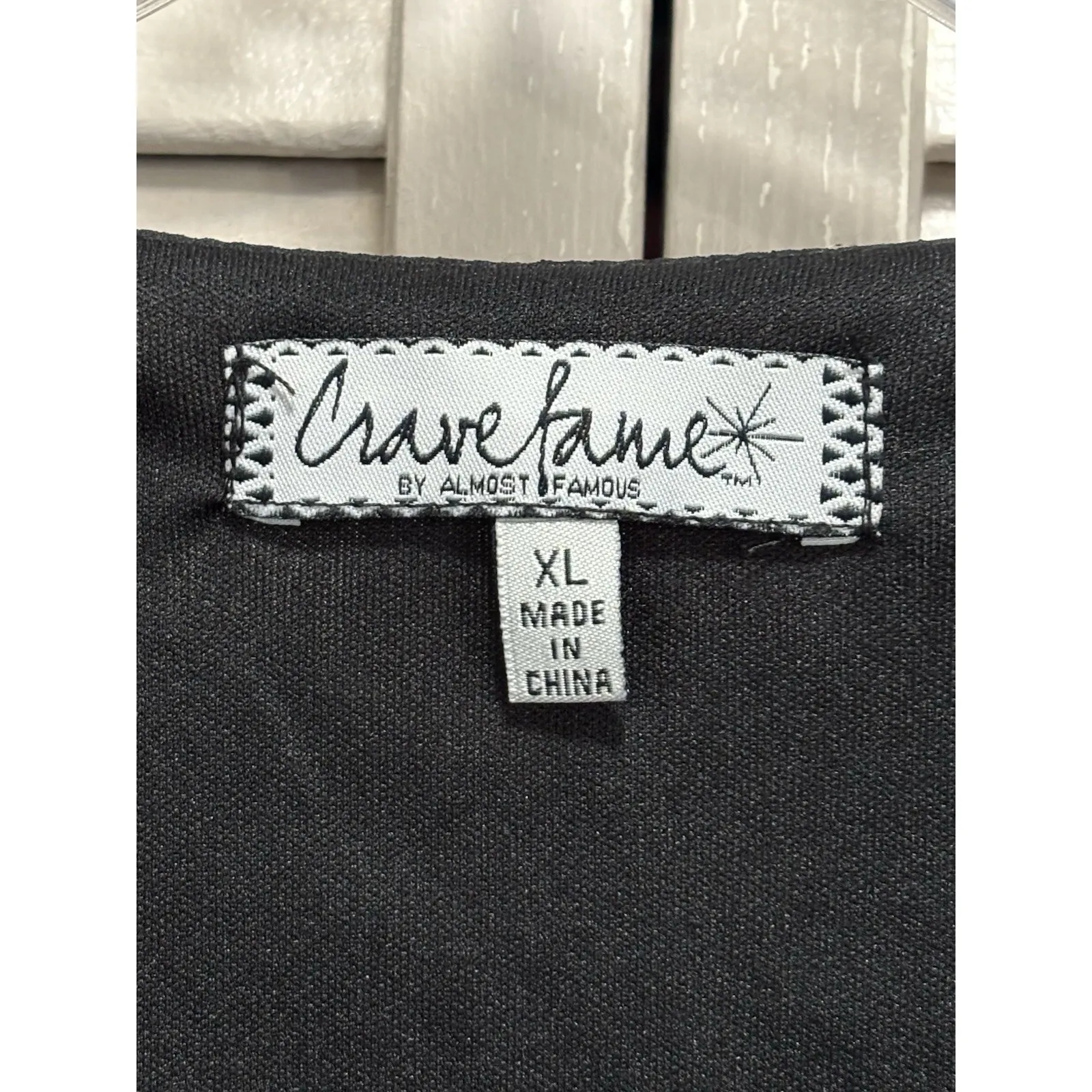 Crave Fame Black/Pink Floral Chiffon 3/4 Ruffle Sleeve Blouse Size‎ XL Elastic - Image 2