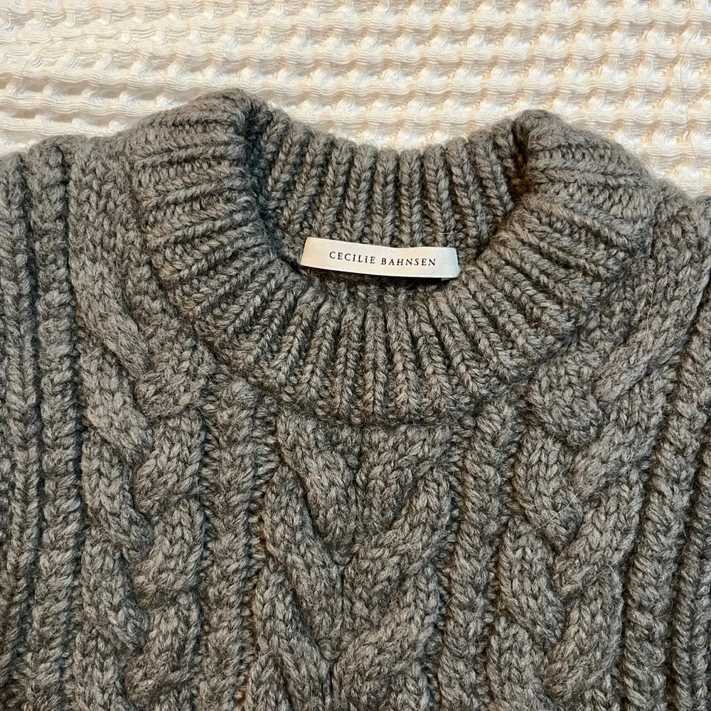 Cecilie Bahnsen Cable Knit Vest Size XS - Image 7
