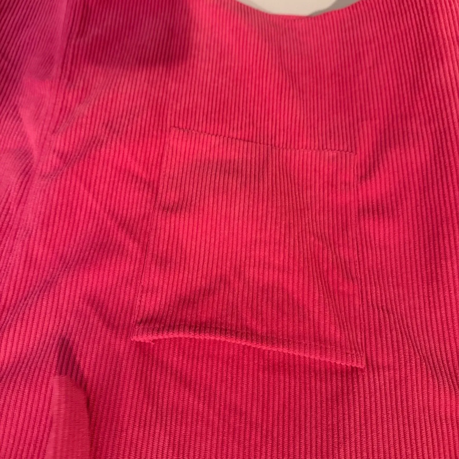 Arula Corduroy Pinafore Dress Jumper‎ Women's 1X Pink Preppy Feminine Dainty - Image 3