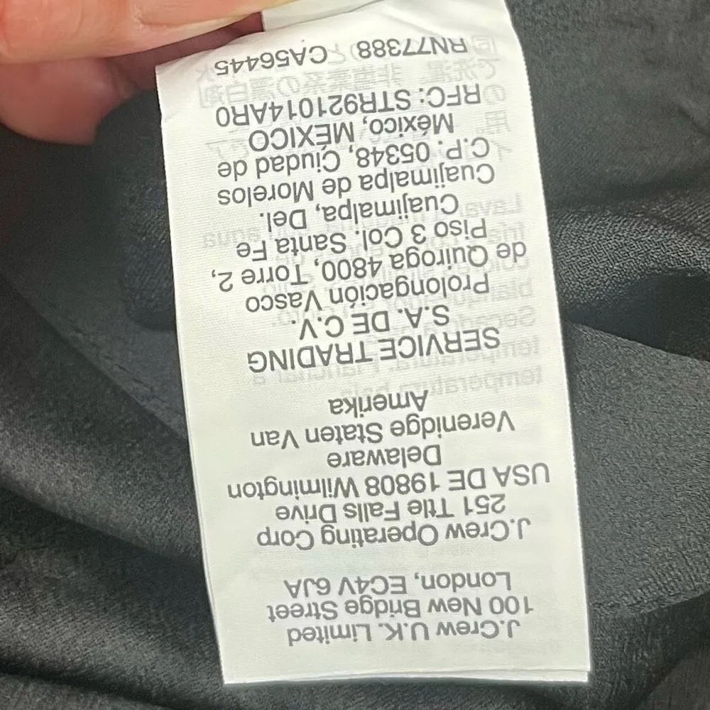 New! NWT J. Crew Women’s Full MIDI Black Skirt Medium - Image 4