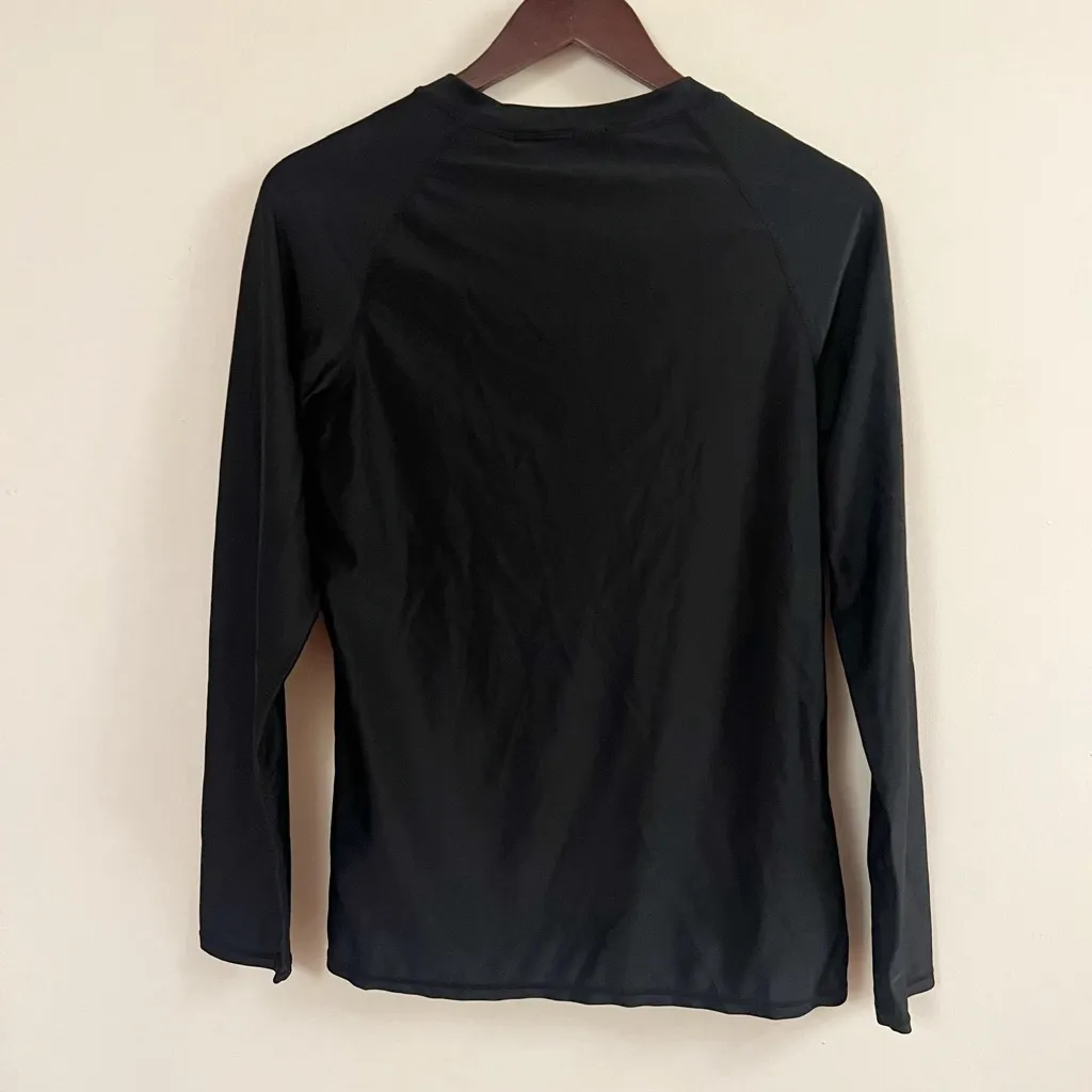 Tommy Hilfiger Black Full Zip Front Rashguard Top Long Sleeves NEW Size XXL - Image 6