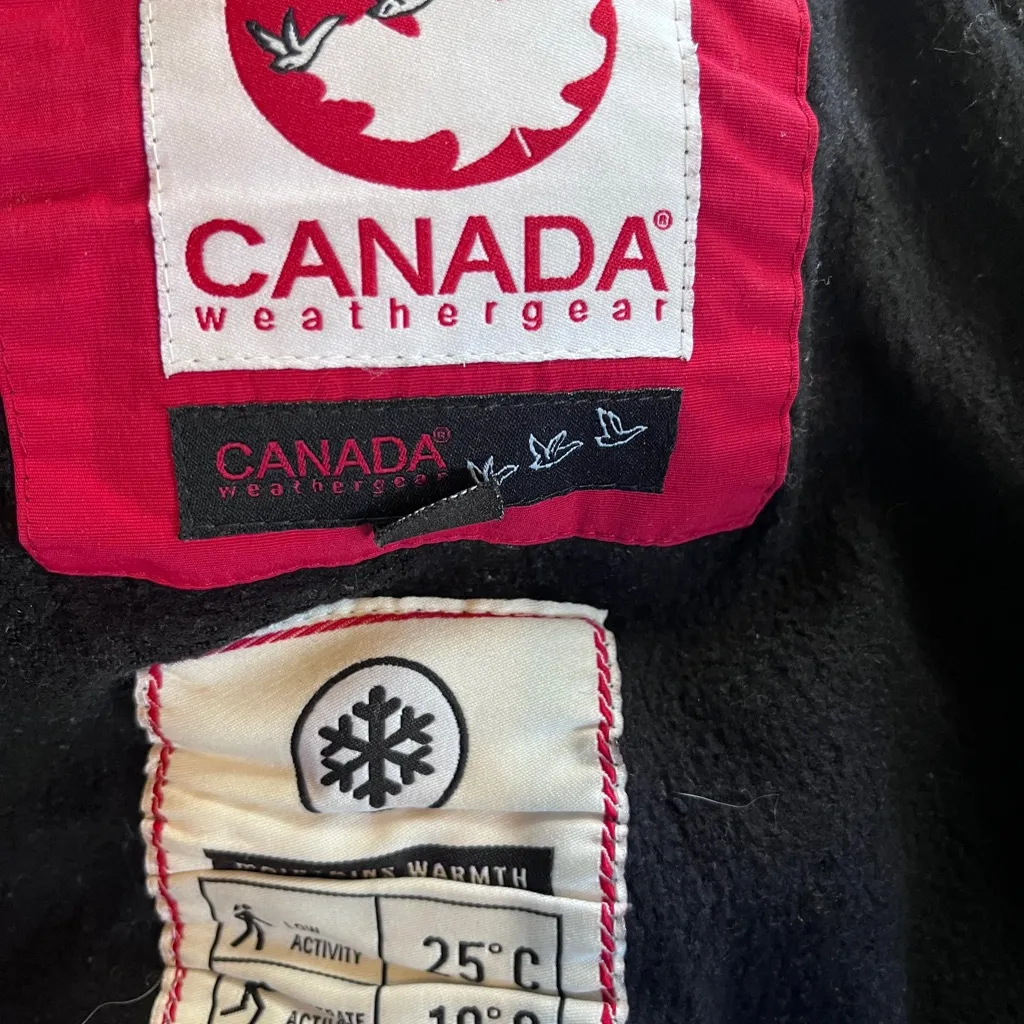 Canada Weathergear Womens Medium Dark Grey Parka Jacket Gray - Image 9