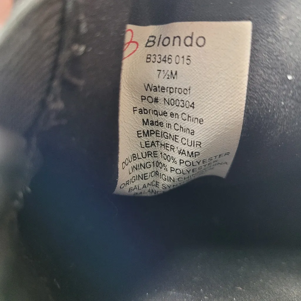 Blondo Women's Size 7.5 M Black Suede Waterproof Slip On Shoes B3346-015 - Image 10