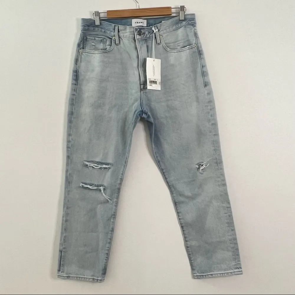 FRAME Le Original Distressed High Waisted Jeans - Image 6