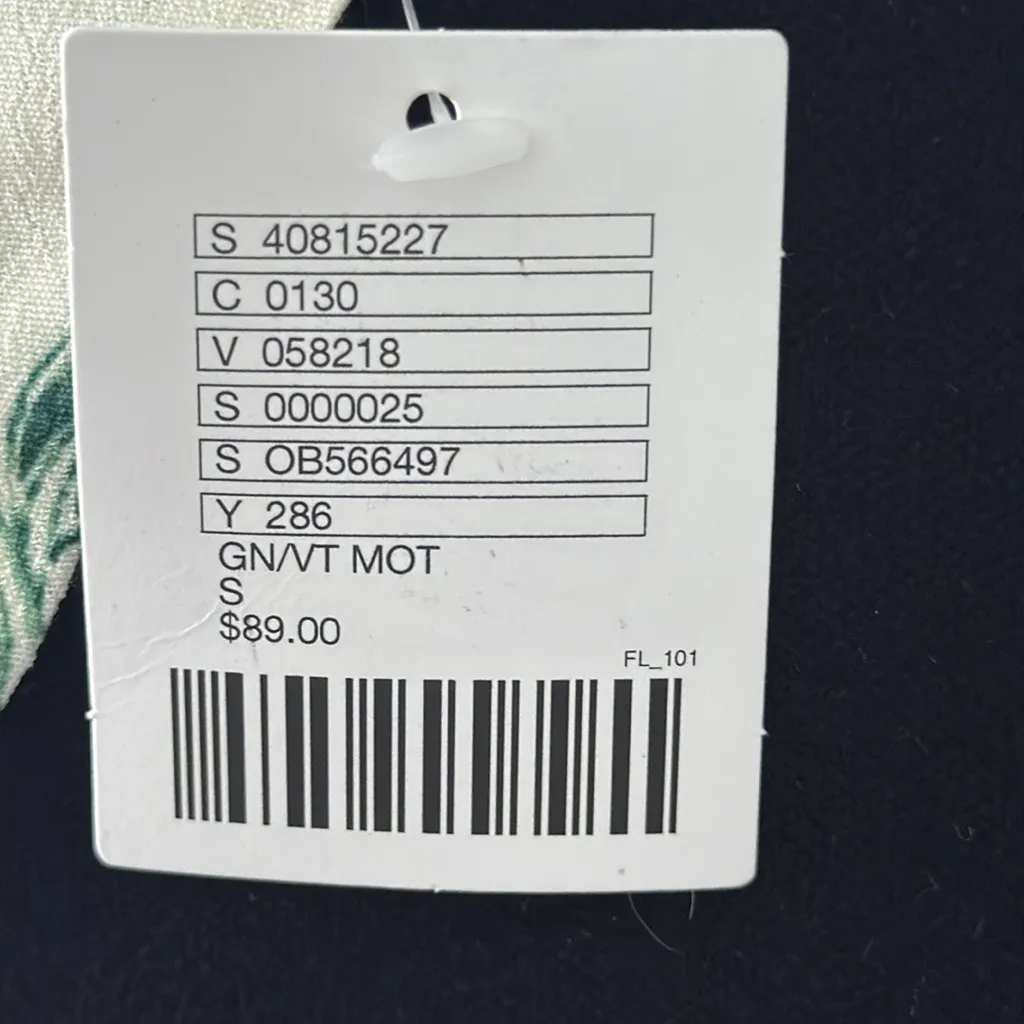 NWT Urban Outfitters Kimchi Blue Off White & Green Birds Of Paradise Mini Dress - Image 4