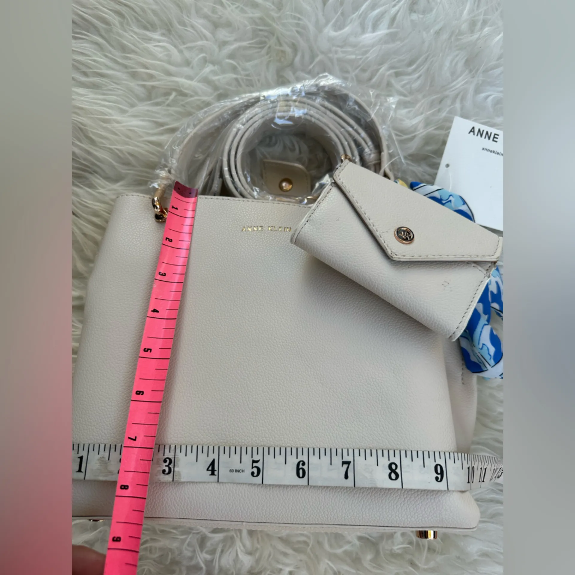 Anne Klein Cream Women's Bag - Image 4