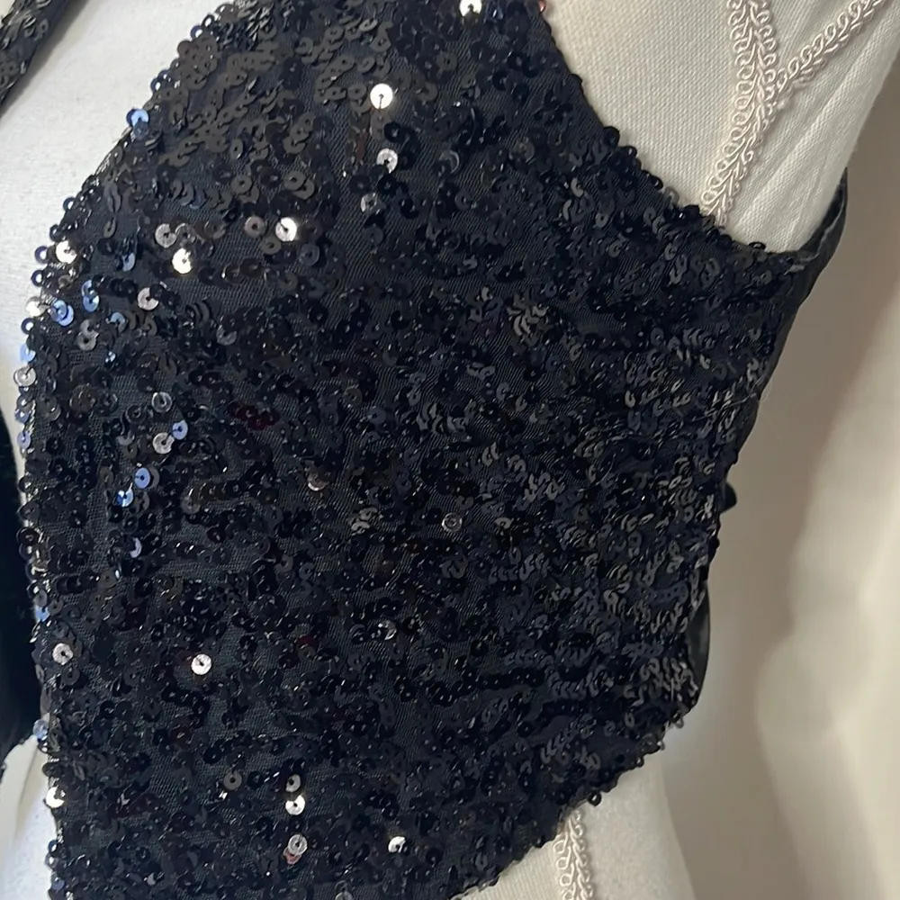 Y2K Wet Seal Sequin Vest - Image 4