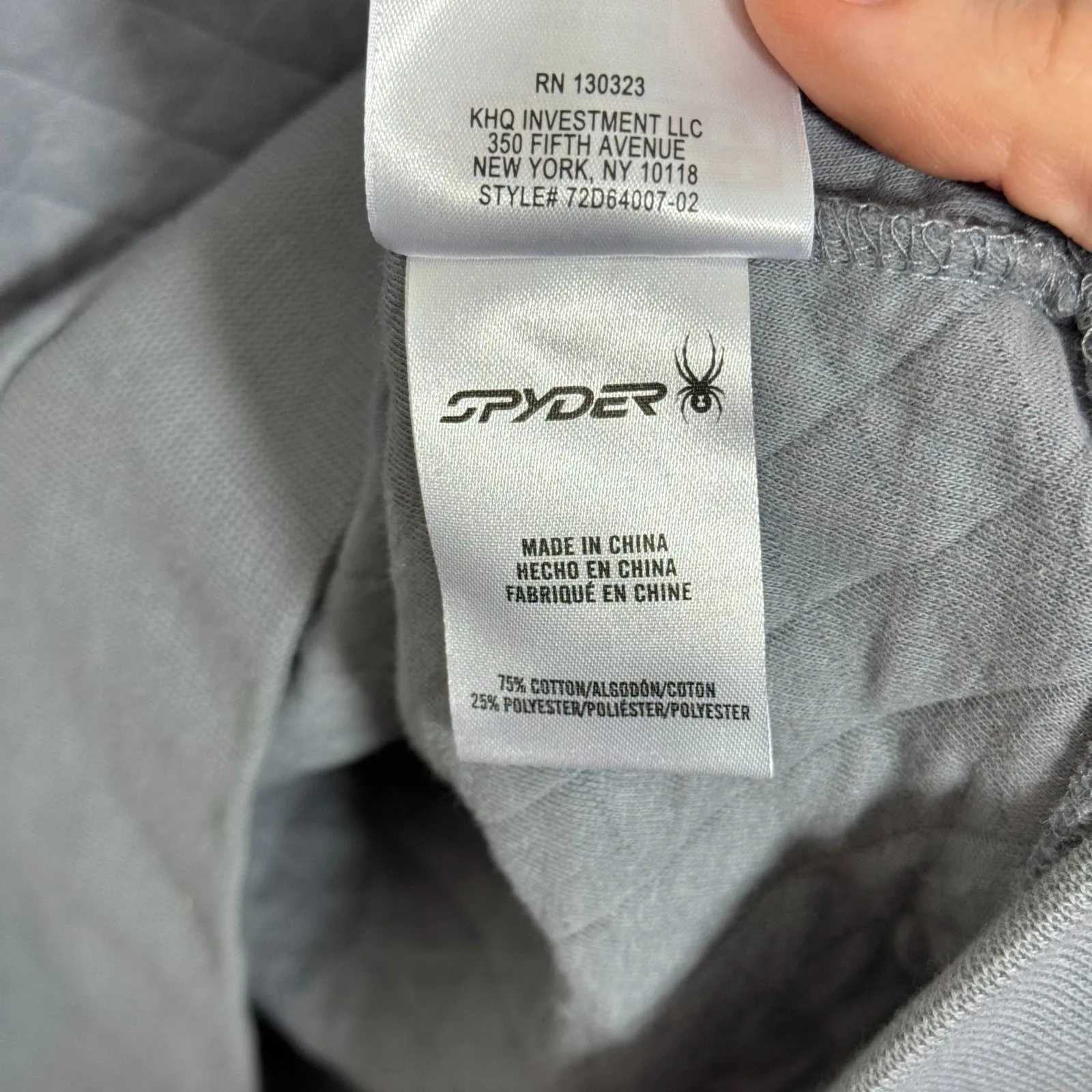 Spyder Quilted 1/4 Snap Pullover Sweatshirt Womens Md Quarter T-Snap Maroon Gray - Image 11