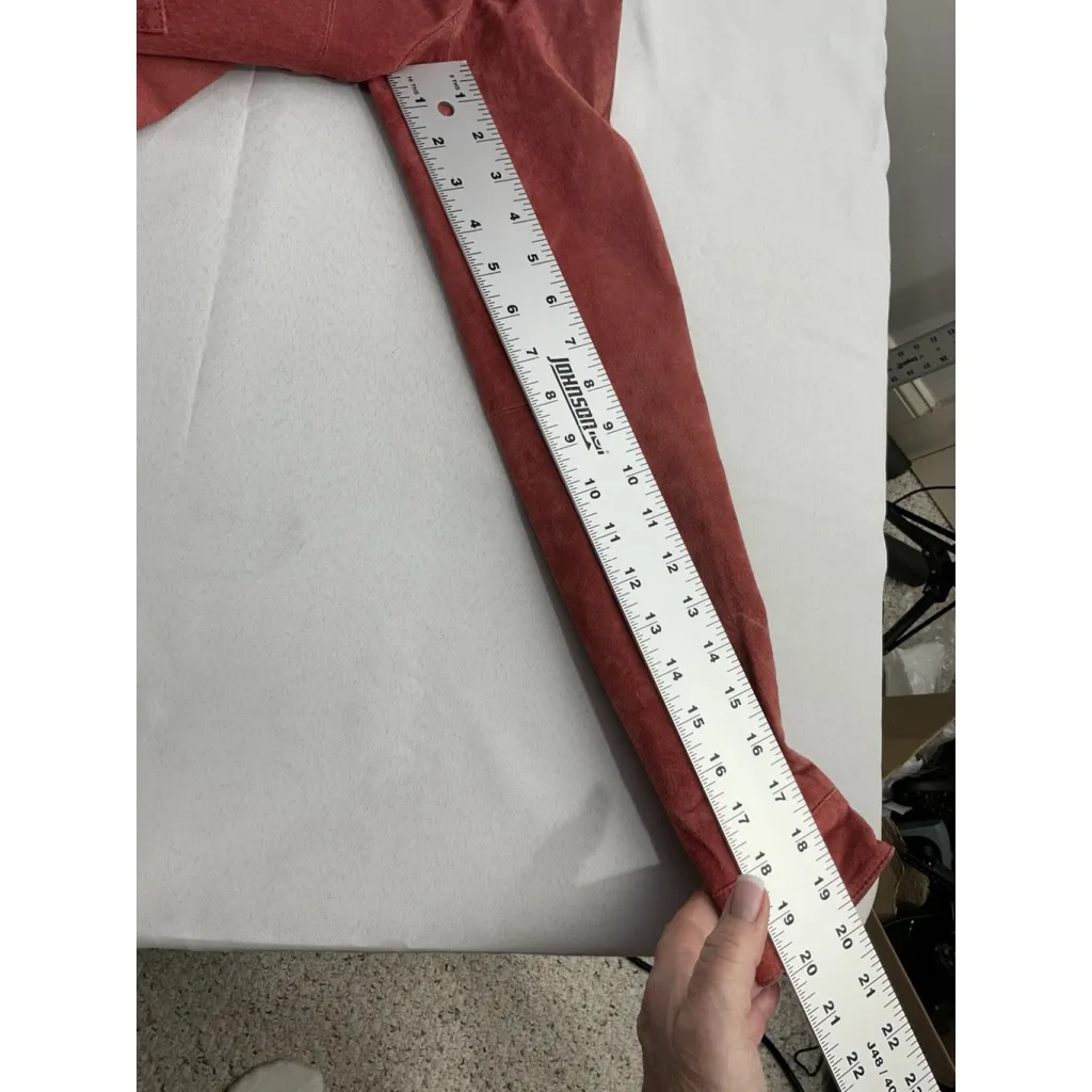 Womans In Extenso Jacket Small Coral Full Zip Pockets - Image 7