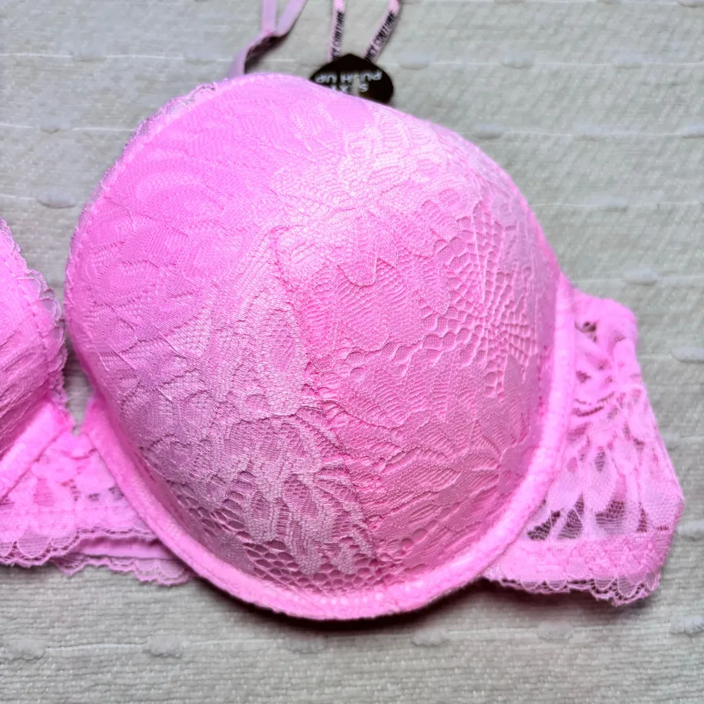 Juicy Couture underwire lace bras Hot pink Size 38C NWT‎ - Image 11