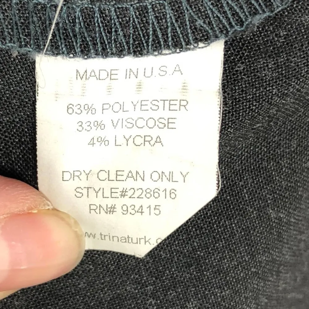 Trina Turk High Waist Wide Leg Trouser Pants Sz 12 - Image 12