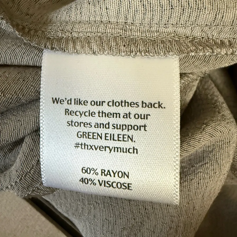 Eileen Fisher The Fisher Project Broken Chevron Printed Crepe Shorts Pull-On NWT - Image 8