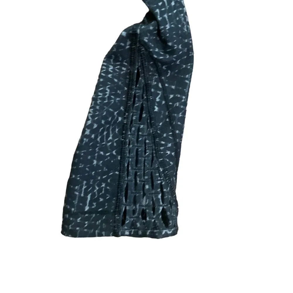 Lululemon True Self Crop II Samba Snake Battleship Black leggings 6 - Image 13