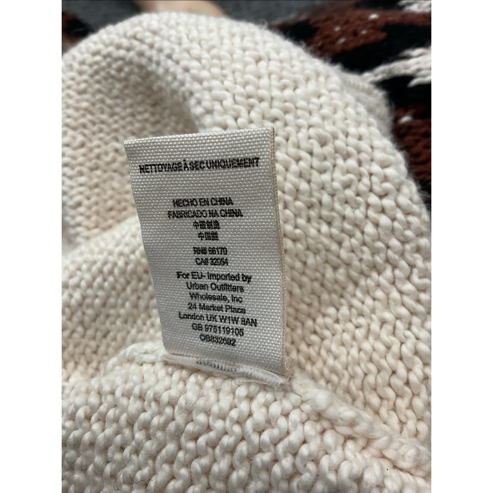 NWT $198 Free People Size XSmall Scotland Neutral‎ Combo Long Sleeve Mini Dress - Image 11