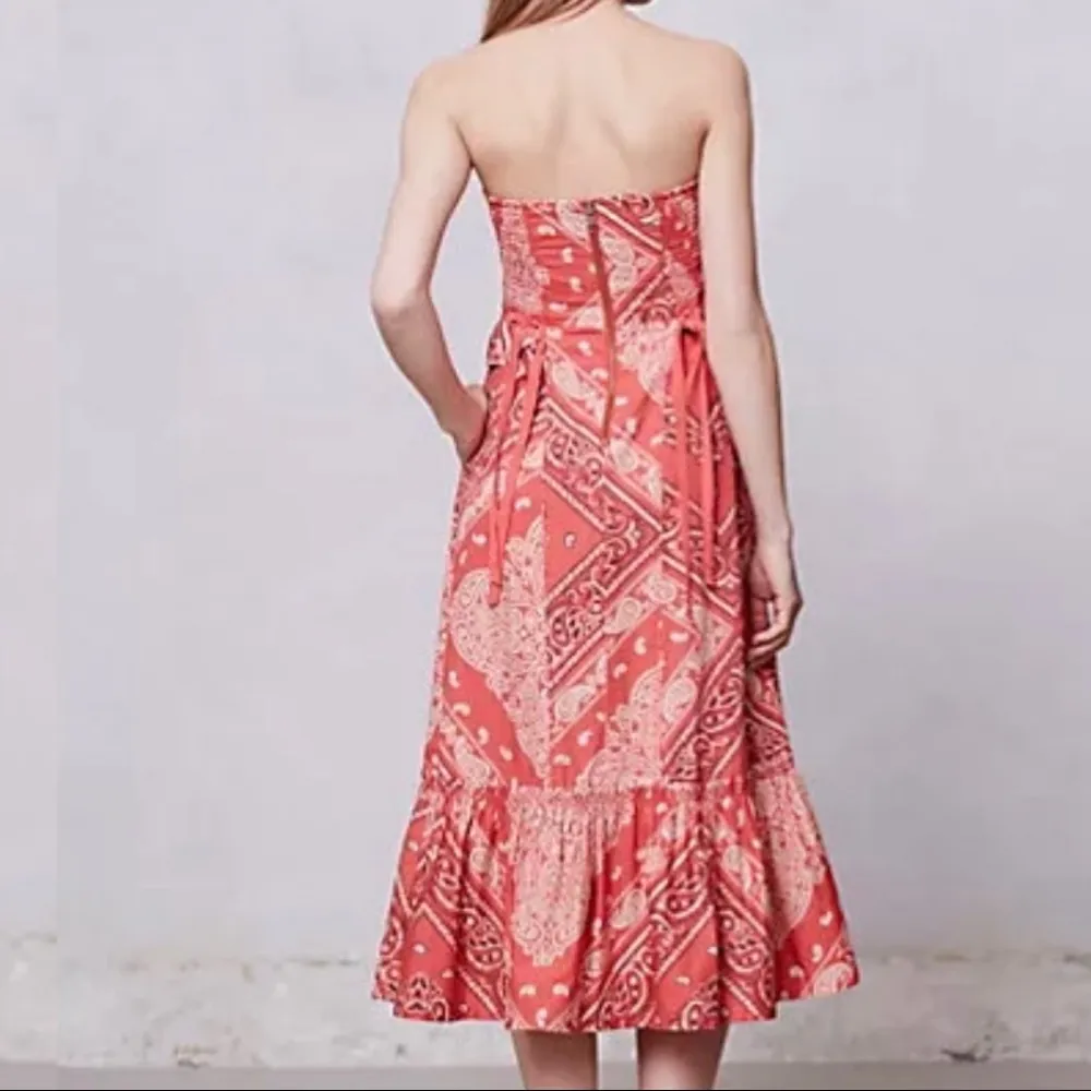 Anthropologie Holding Horses Bandana West Stable Dress 6 - Image 2