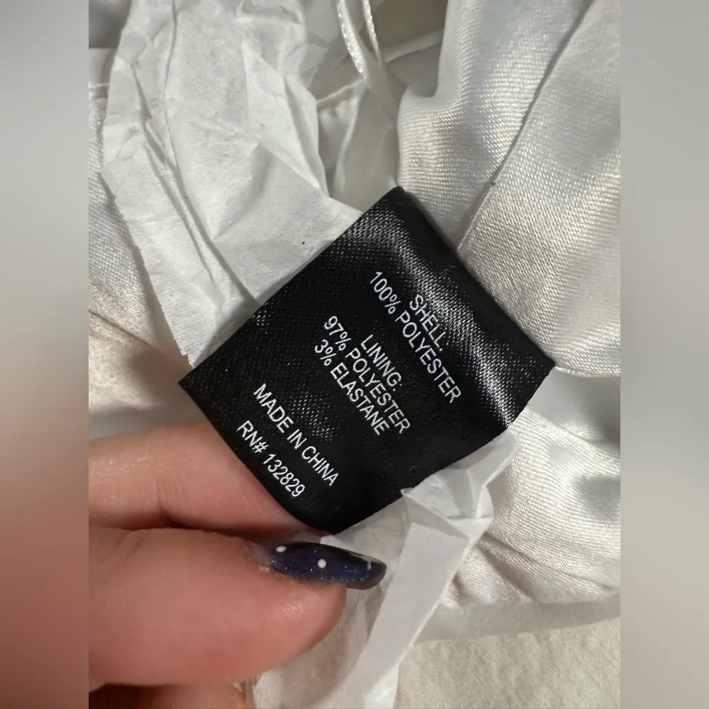 REVOLVE Majorelle Tamara White Sequin Top in Purple Butterfly Large - Image 8