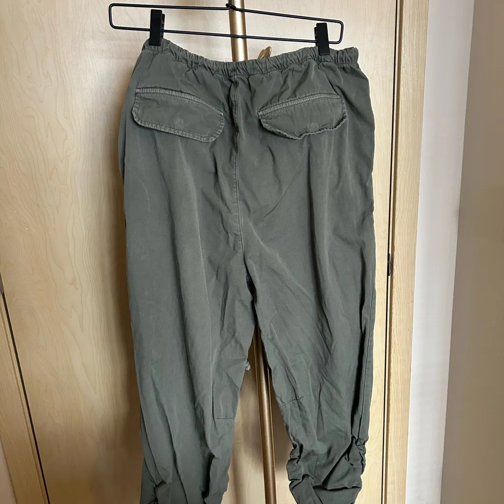 Free People Olive Green parachute Pants - Image 8